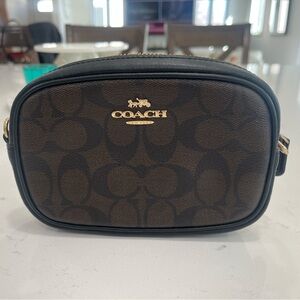 Coach Brown and Black Belt Bag & Crossbody